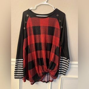 Maurice’s Buffalo Plaid long sleeve shirt XXL